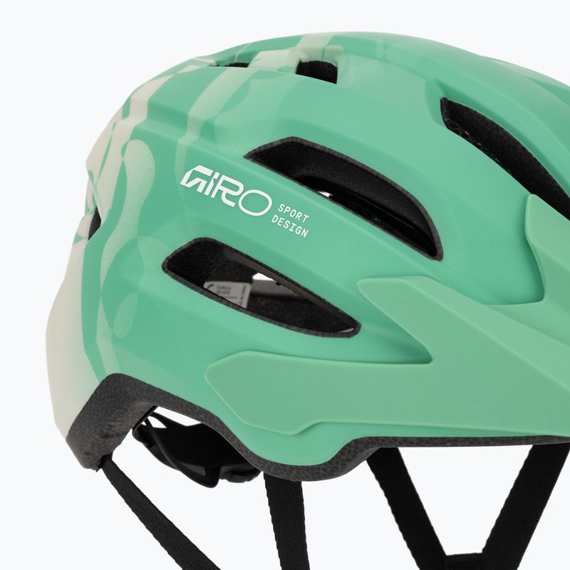 Gyerek kerékpáros sisak Giro Fixture II MIPS matte green rush 7