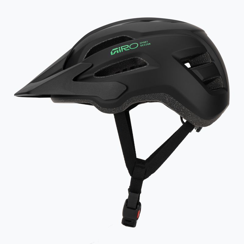 Gyerek kerékpáros sisak Giro Fixture II matte black/vivid green 3