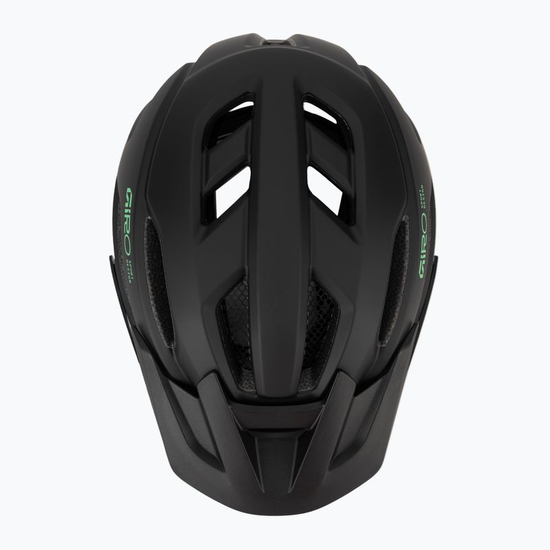 Gyerek kerékpáros sisak Giro Fixture II matte black/vivid green 6