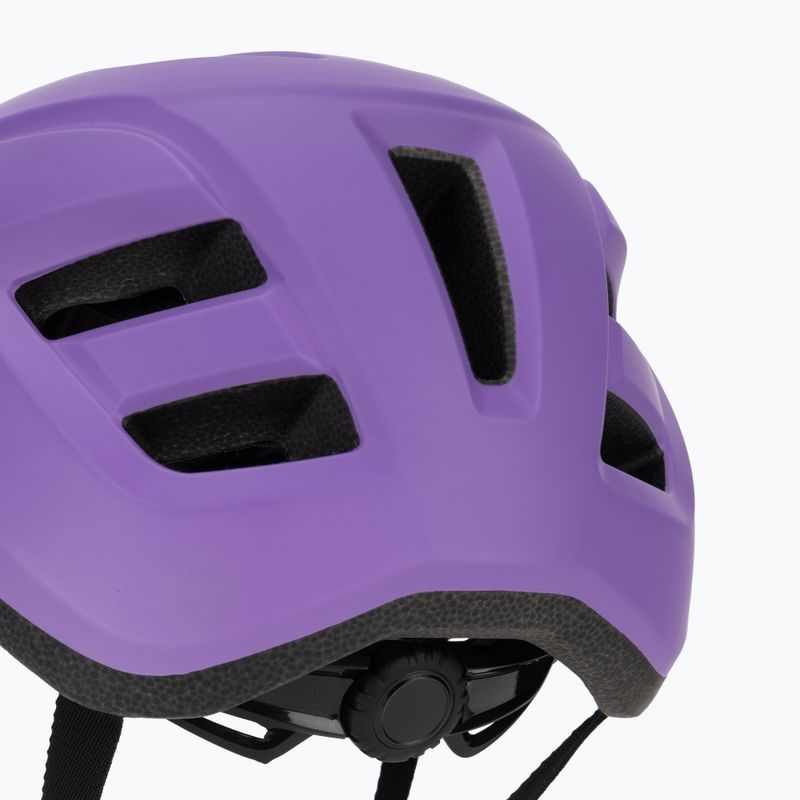Gyermek kerékpáros sisak Giro Fixture II matte light pink/purple fade 7