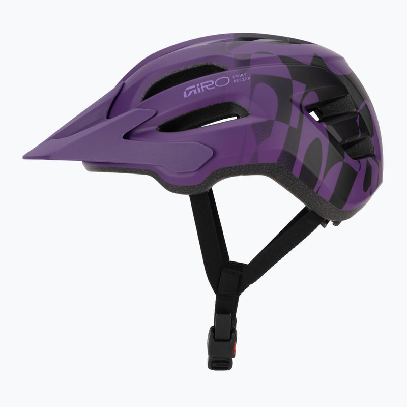 Gyerek kerékpáros sisak Giro Fixture II matte purple rush 3