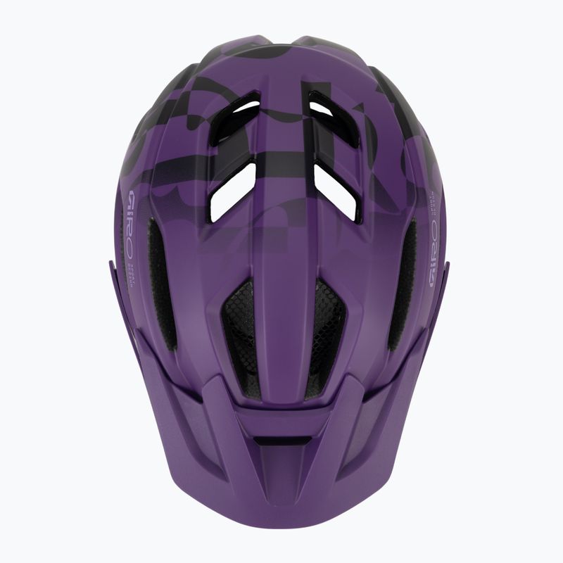 Gyerek kerékpáros sisak Giro Fixture II matte purple rush 6
