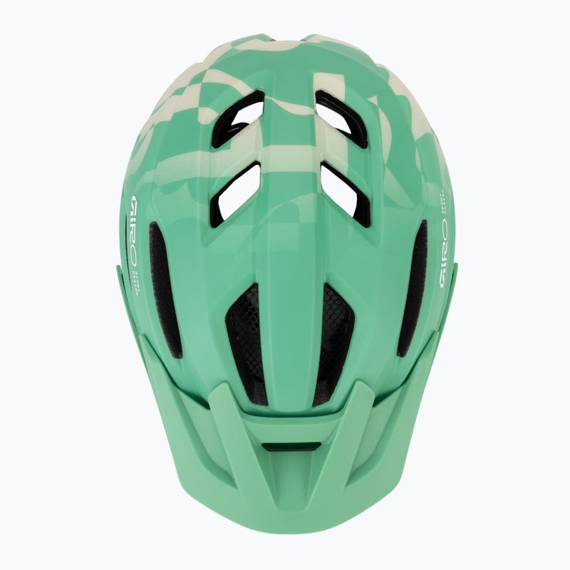 Gyermek kerékpáros sisak Giro Fixture II matte green rush 6