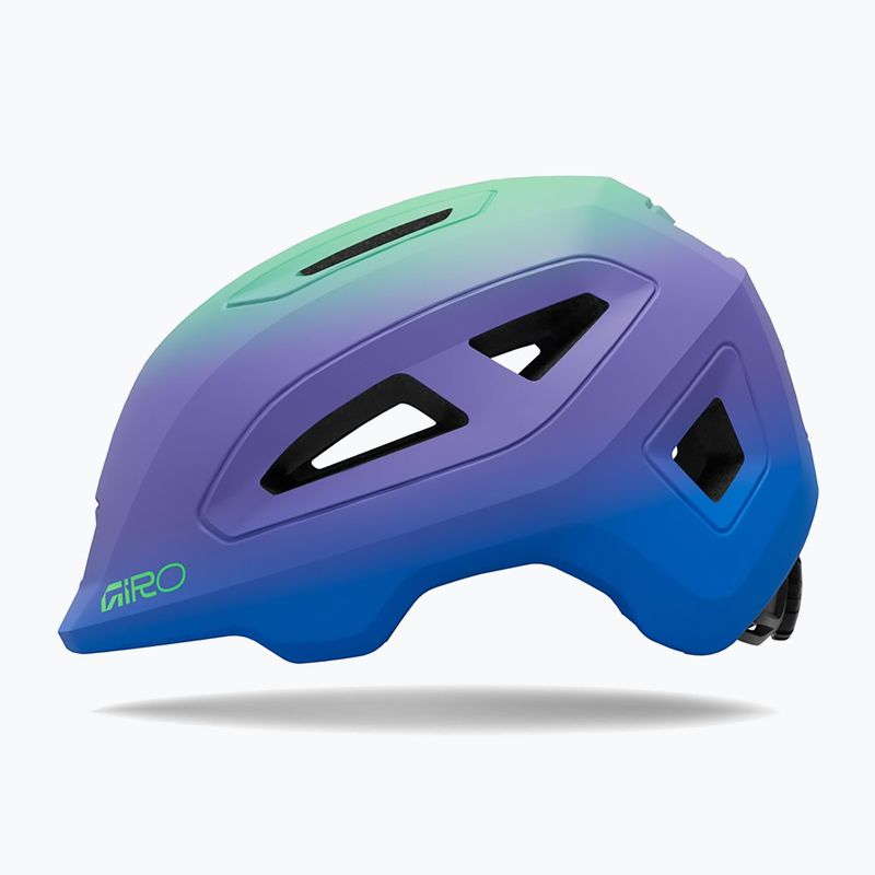 Gyerek kerékpáros sisak Giro Scamp II matte blue jewel/vivid green 2