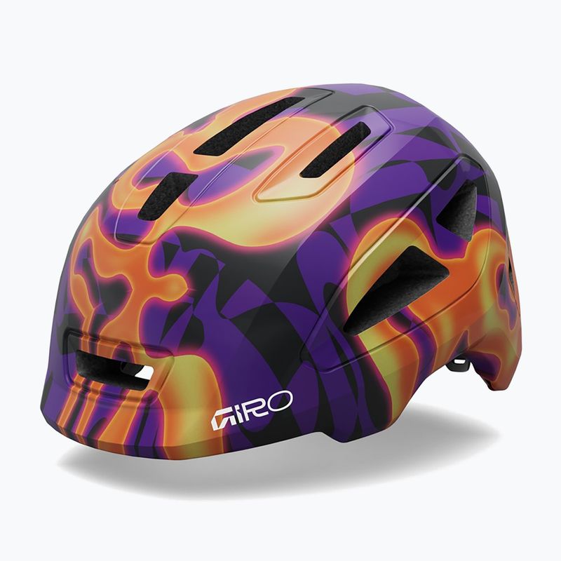 Giro Scamp gyermek kerékpáros sisak II matte purple lava