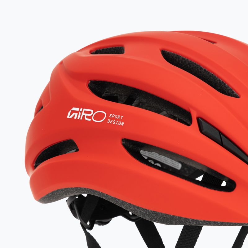Giro Isode kerékpáros sisak MIPS II matte flame red 8