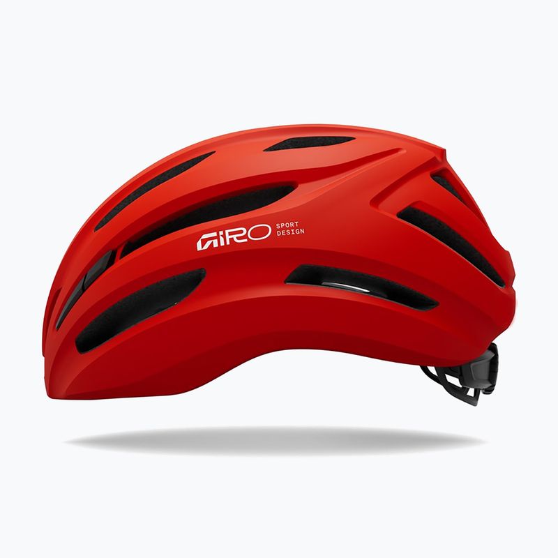Giro Isode II matt lángvörös kerékpáros sisak 2