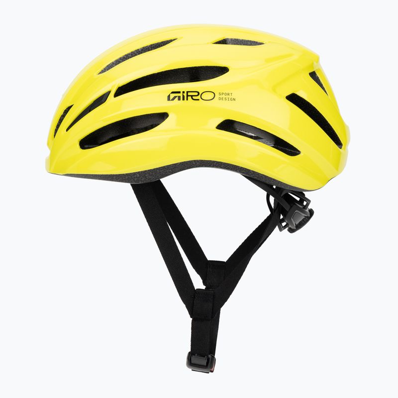 Kerékpáros sisak Giro Isode II gloss hi viz yellow 3