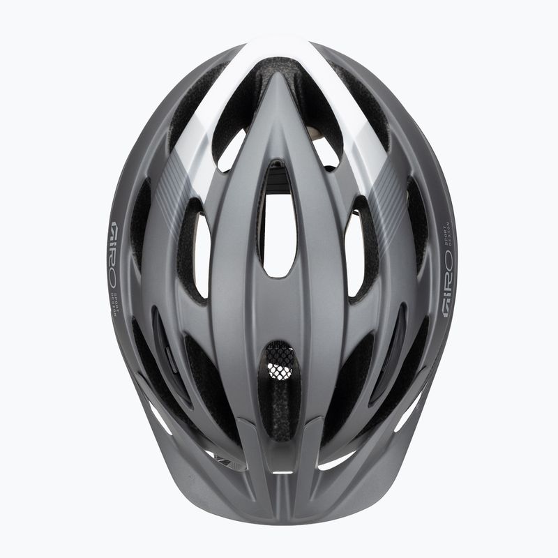 Kerékpáros sisak Giro Revel 2026 matte titanium/white 6