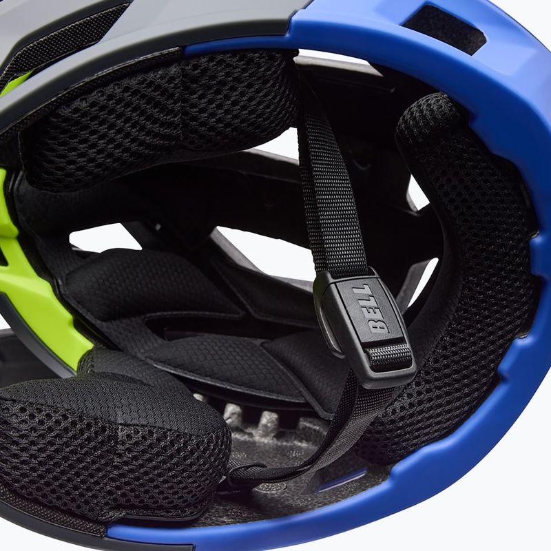Bell kerékpáros sisak Full-Air MIPS grid electric blue 9