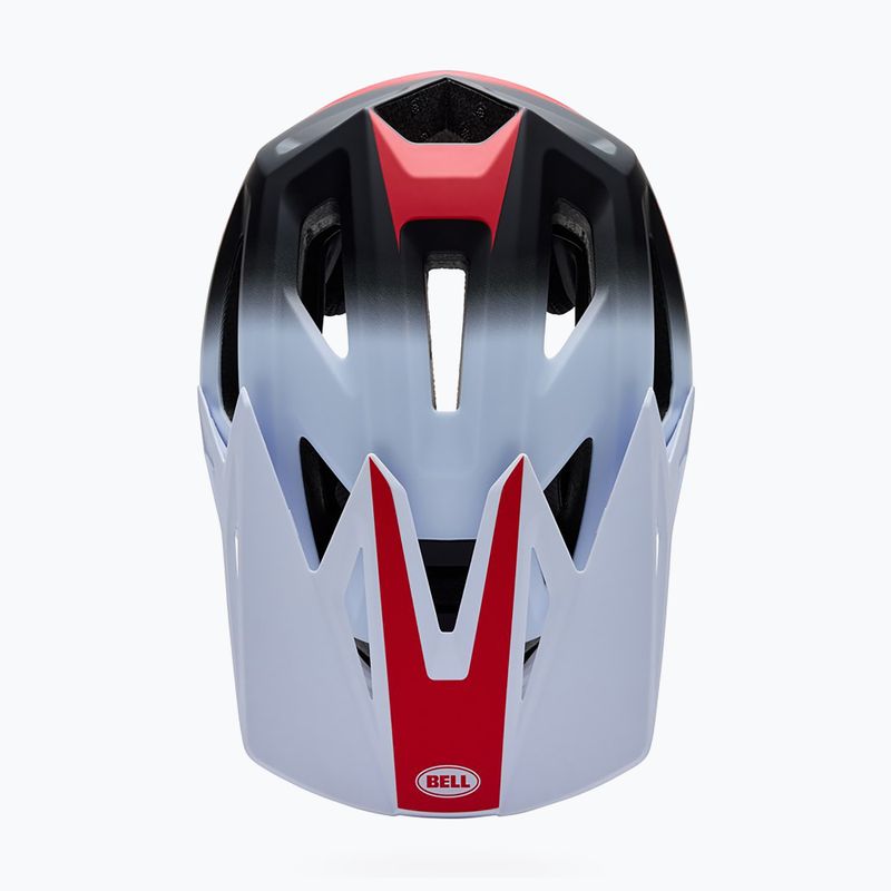 Bell kerékpáros sisak Full-Air MIPS grid white black 3