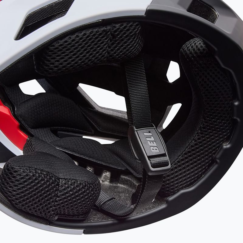 Bell kerékpáros sisak Full-Air MIPS grid white black 10