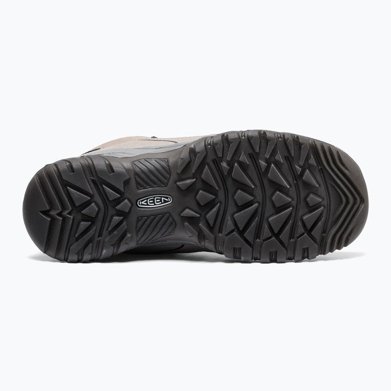 Női túracipők KEEN Targhee IV Mid Wp grey/lily pad 4