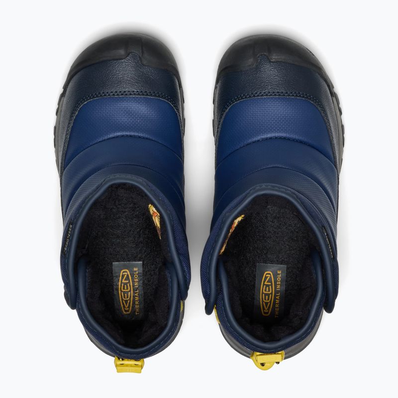 Hótaposó KEEN Puffrider Wp naval academy/mango mint 3
