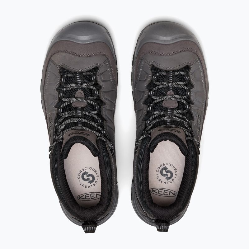Férfi túracipők KEEN Targhee IV Mid Wp magnet/black 3