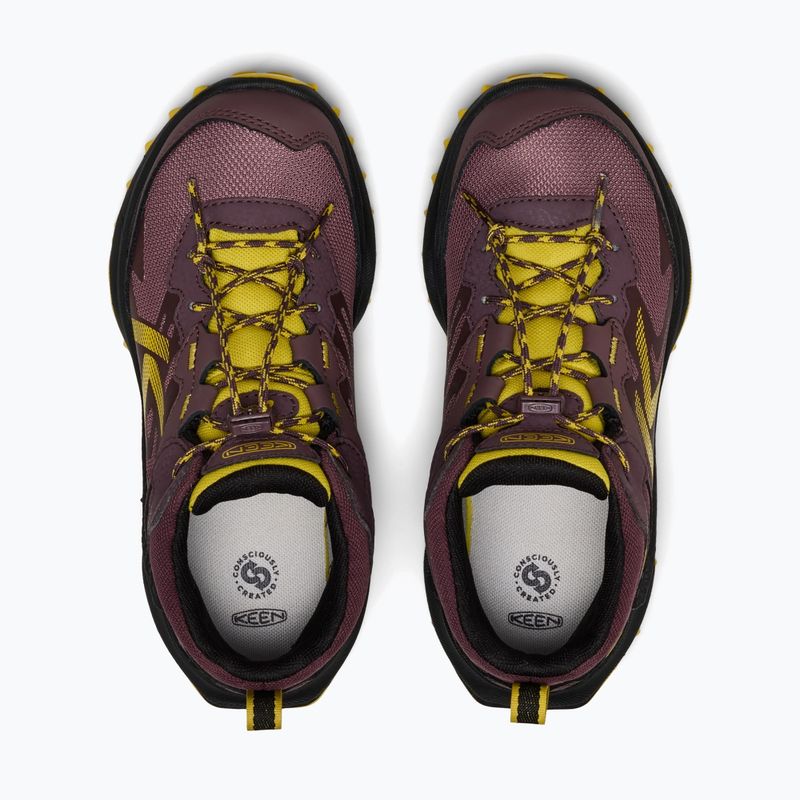 Gyermek túracipők KEEN Zionic Mid Wp huckleberry/mango mint 5