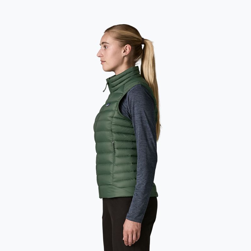 Női ujjatlan Patagonia Down Sweater canopy green 3