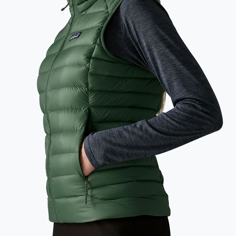 Női ujjatlan Patagonia Down Sweater canopy green 4