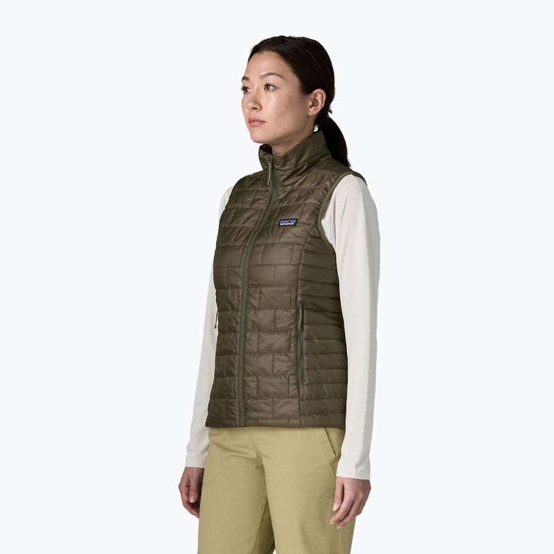 Női ujjatlan Patagonia Nano Puff basin green 4