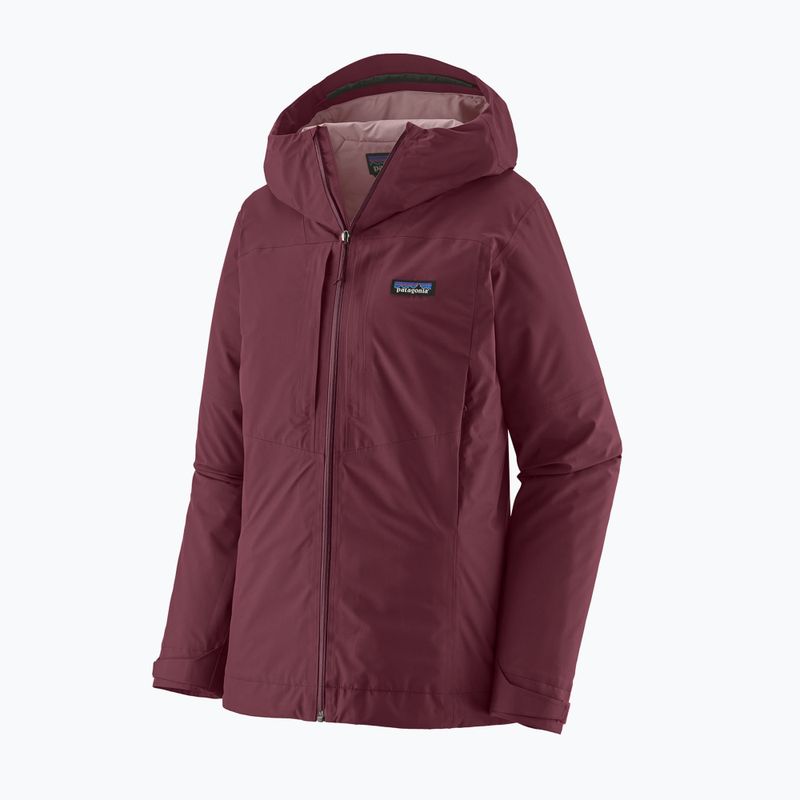 Női esőkabát Patagonia Insulated Boulder Fork Rain berry fig 2