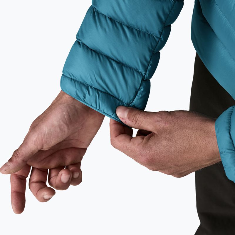 Férfi pehelykabát Patagonia Down Sweater Hoody glacial blue 8