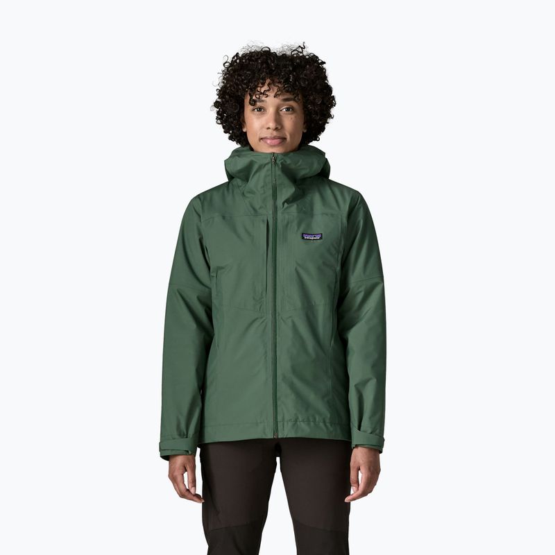 Női esőkabát Patagonia Insulated Boulder Fork Rain canopy green
