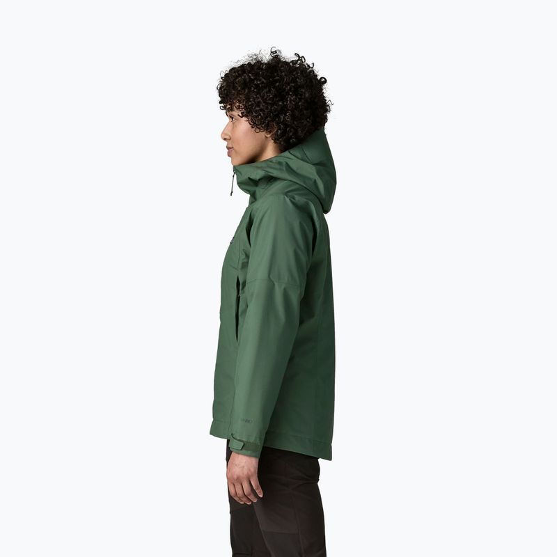 Női esőkabát Patagonia Insulated Boulder Fork Rain canopy green 3