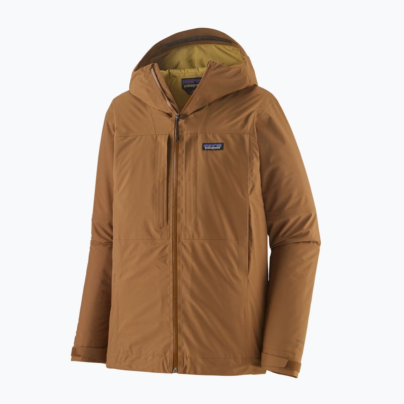 Férfi esőkabát Patagonia Insulated Boulder Fork Rain deer brown 2