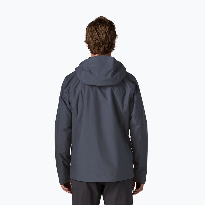 Férfi esőkabát Patagonia Insulated Boulder Fork Rain smolder blue 2