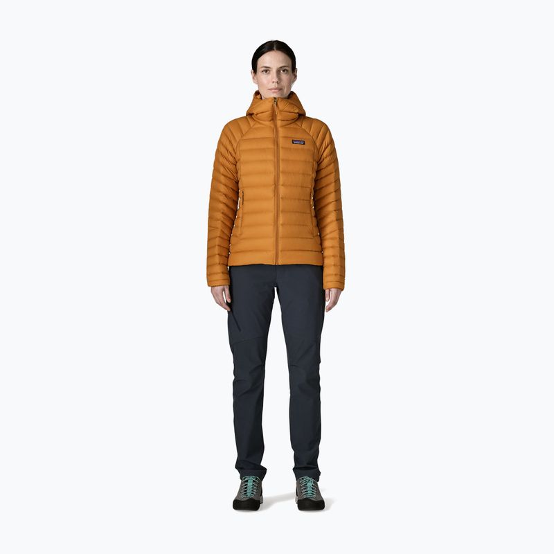 Női pehelykabát Patagonia Down Sweater Hoody cinnamon brown 2