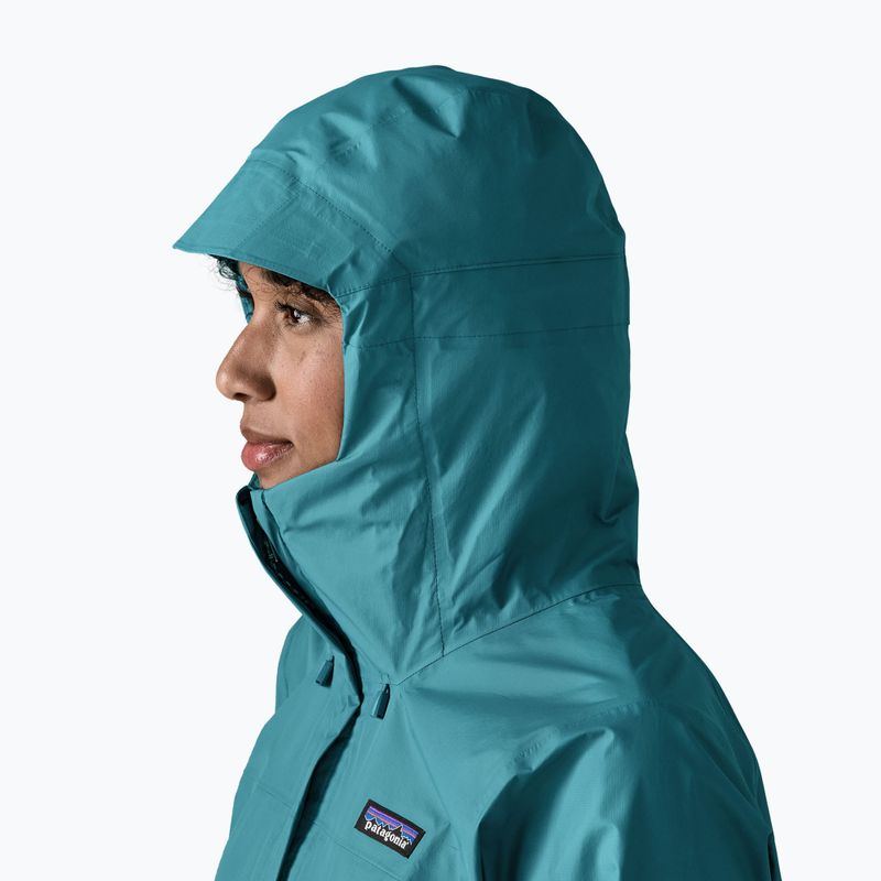 Női esőkabát Patagonia Torrentshell 3L Rain glacial glue 4