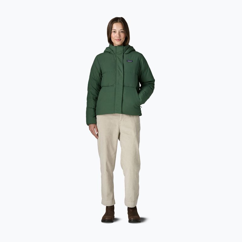 Női pehelykabát Patagonia Sisar Down Hoody canopy green 2