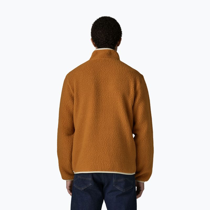 Férfi polár pulóver Patagonia Retro Pile cinnamon brown 2