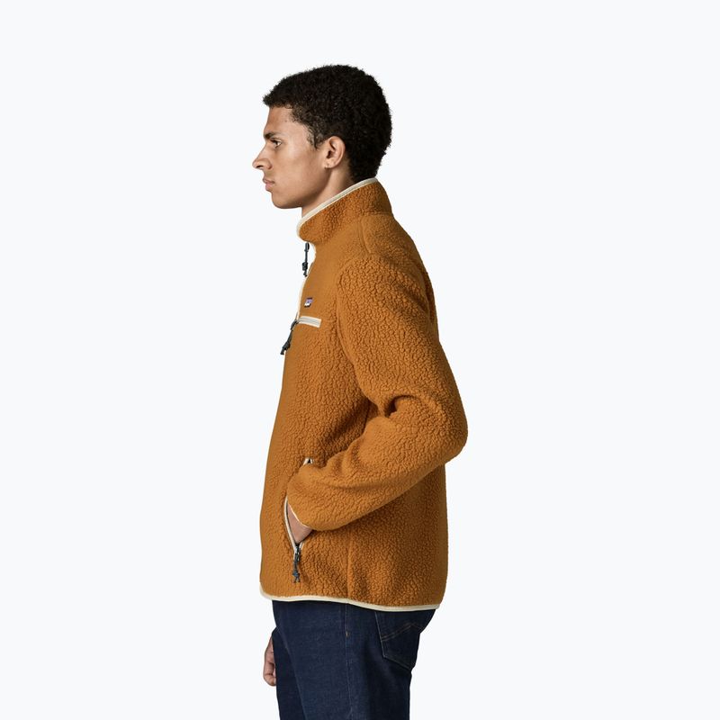 Férfi polár pulóver Patagonia Retro Pile cinnamon brown 3