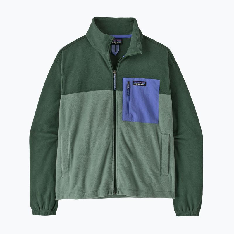 Női polár pulóver Patagonia Micro D Patch Pocket cover green 2