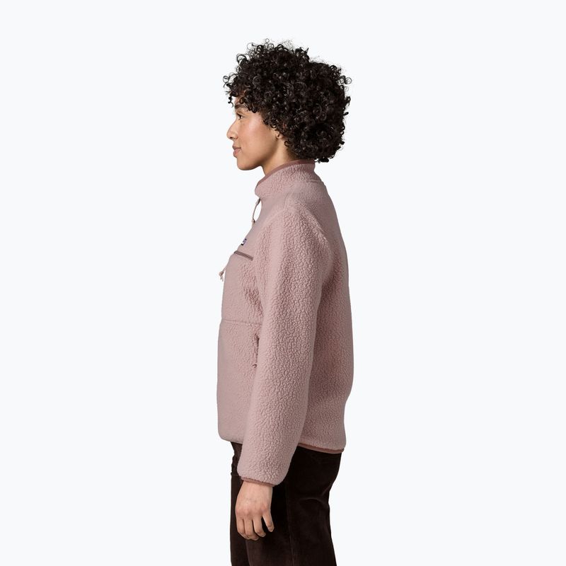 Női polár pulóver Patagonia Retro Pile Marsupial stingray mauve 3