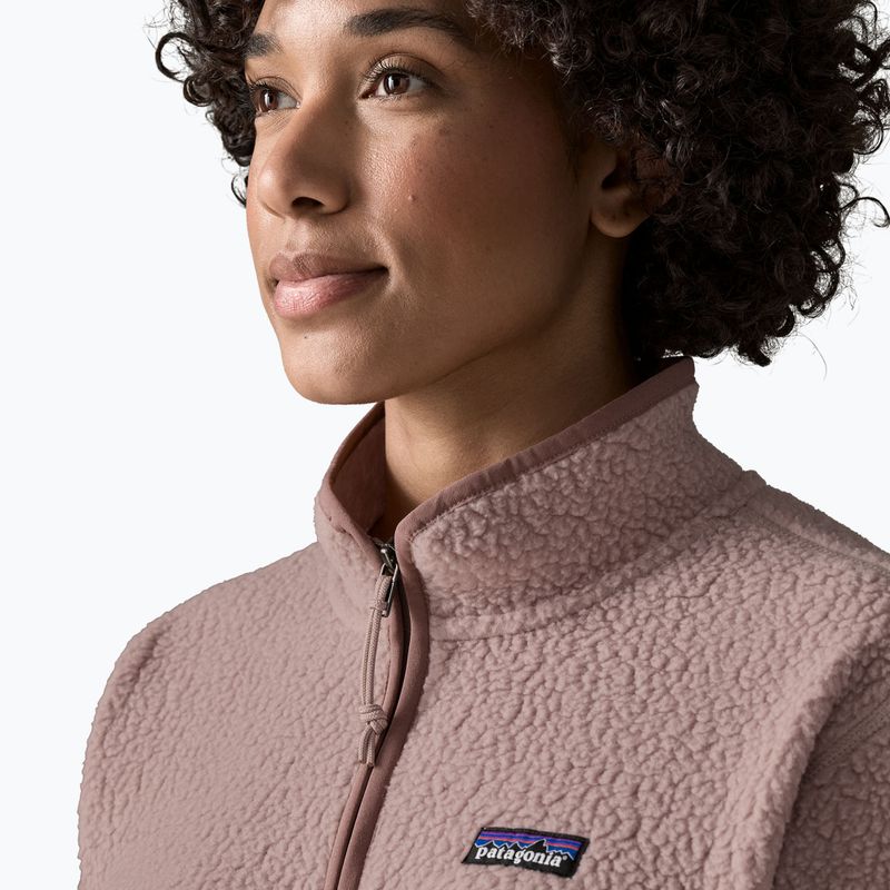 Női polár pulóver Patagonia Retro Pile Marsupial stingray mauve 5