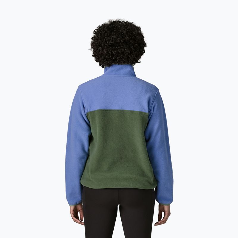 Női polár pulóver Patagonia Lightweight Synchilla Snap-T Pullover canopy green 2