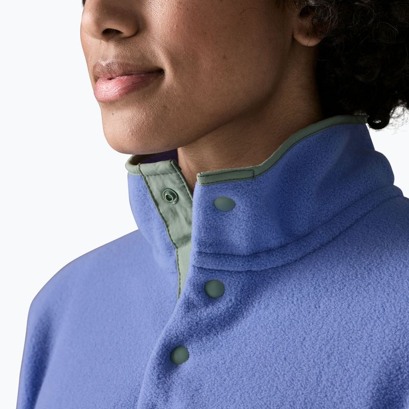 Női polár pulóver Patagonia Lightweight Synchilla Snap-T Pullover canopy green 5