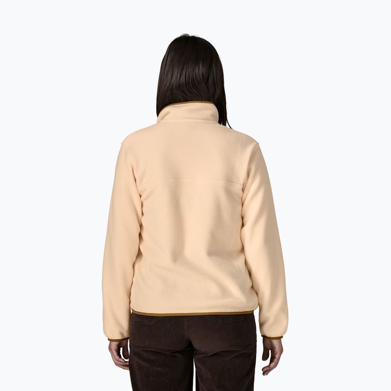 Női polár pulóver Patagonia Lightweight Synchilla Snap-T Pullover natural 2