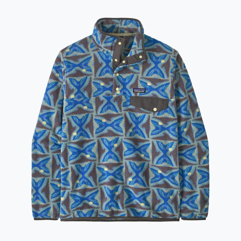 Férfi polár pulóver Patagonia Lightweight Synchilla Snap-T Pullover deep freeze: forge grey 6