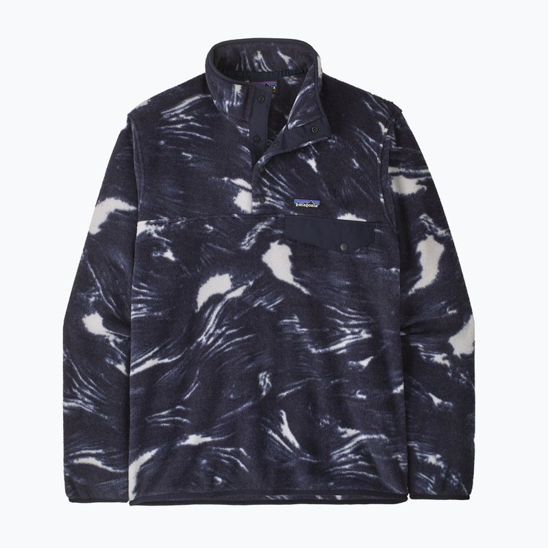 Férfi polár pulóver Patagonia Lightweight Synchilla Snap-T Pullover polar breeze: sunken blue 5