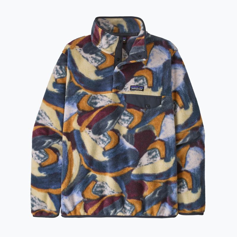Női polár pulóver Patagonia Lightweight Synchilla Snap-T Pullover smudge: smolder blue 4