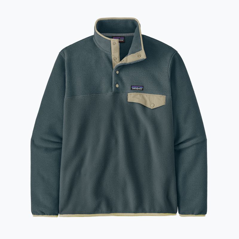Férfi polár pulóver Patagonia Lightweight Synchilla Snap-T Pullover summit blue 5