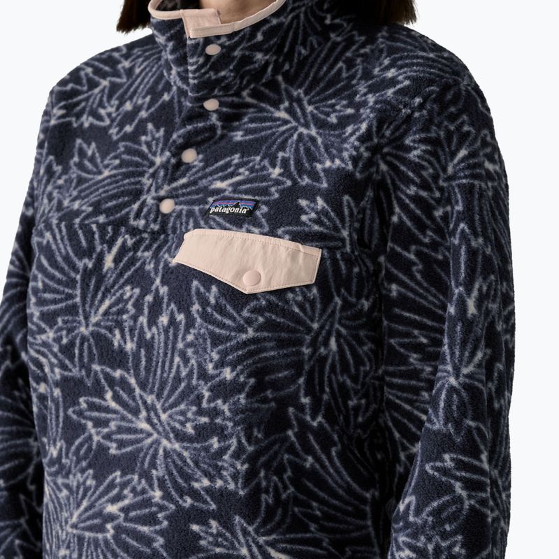 Női polár pulóver Patagonia Lightweight Synchilla Snap-T Pullover saxifrage: sunken blue 4