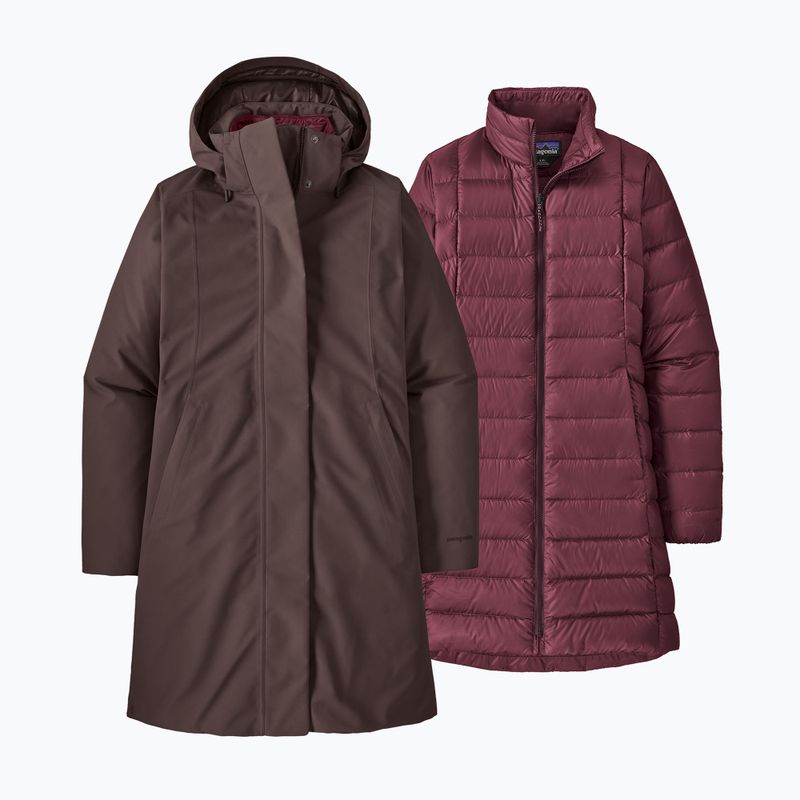 Női 3 az 1-ben kabát Patagonia Tres 3-in-1 Parka den brown 10