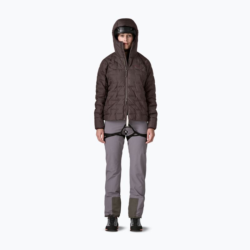 Női bélelt kabát Patagonia Durable Down Hoody den brown 2