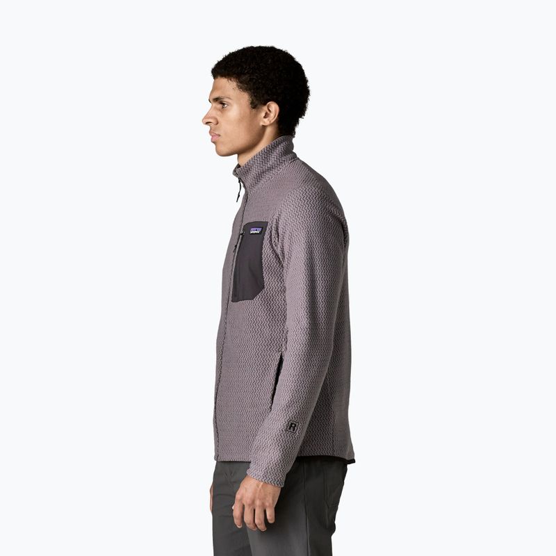 Férfi polár pulóver Patagonia R1 Air may grey 3