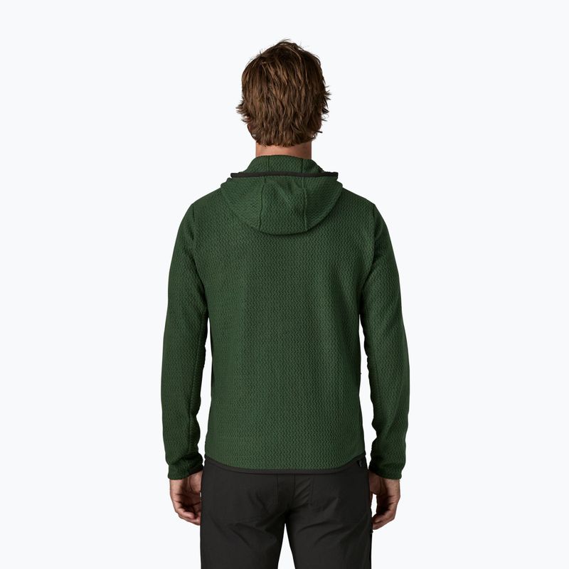Férfi trekking pulóver Patagonia R1 Air Full-Zip Hoody treeline green 2