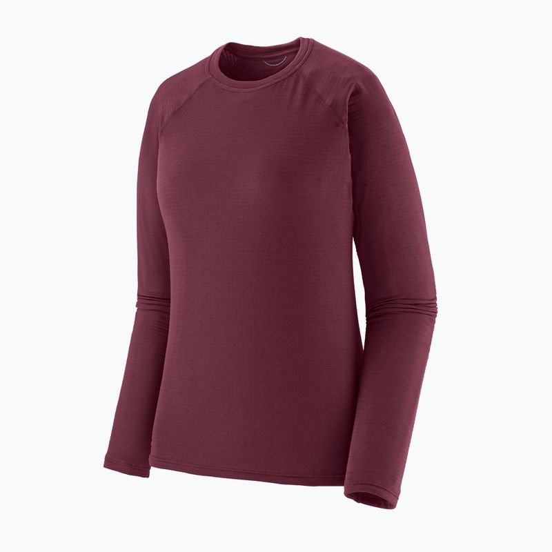 Női Termoaktiv pulóver Patagonia Capilene Termal Weight Crew berry fig